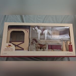 Pottery Barn Kids Horse And Carriage Set